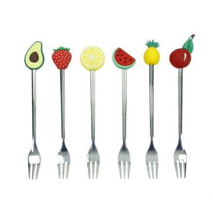 Set 6 forchettine mix frutti 50034