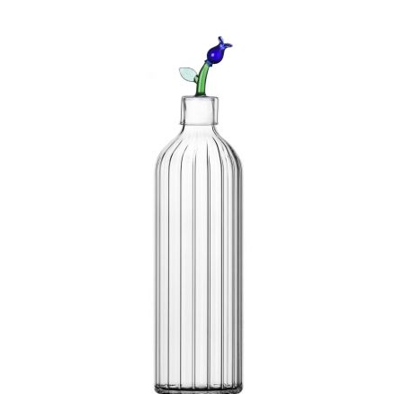 Bottiglia Botanica ottica fiore blu