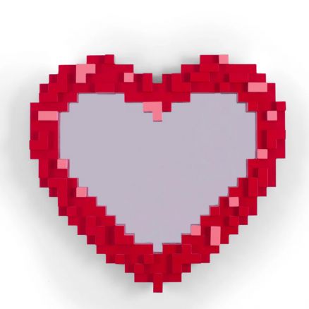 Specchio Pixel Heart 