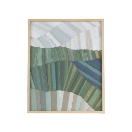 Quadro con pennellate blu Soqquadro 