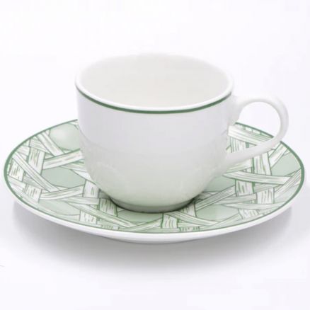 Conf. 6 tazzine caffè con piattino Intrigo 